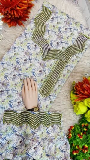 مخاوير ناعمة للبيت و لرمضان حرير إيطالي أخضر